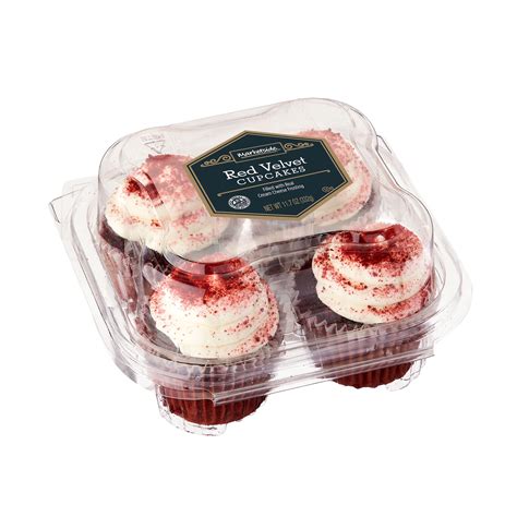 Marketside Red Velvet Cupcakes 117 Oz 4 Count