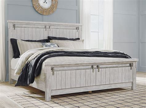 The brashland queen panel bed brings a fresh twist to the modern farmhouse movement. Brashland Panel Bedroom Set by Signature Design by Ashley ...