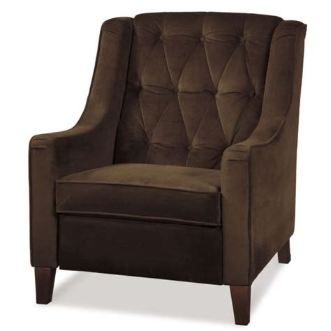 Bring out a bit of your wild side with my simba accent chair! Curves Tufted Chair in Purple and Chocolate Brown