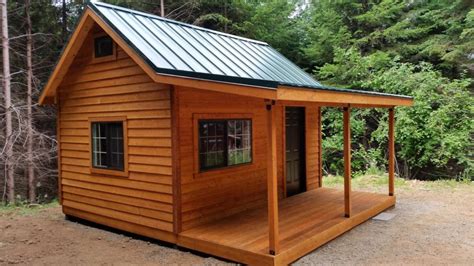 12×16 Cabin With 6′ Porch Oregon Timberwerks