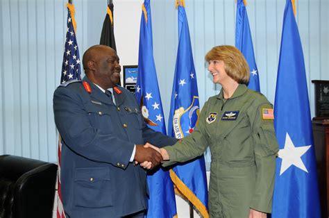 Ugandan Air Chief Visits 17th Air Force Team Ramstein Us Air