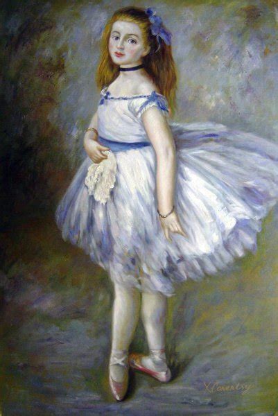 Dancer Painting By Pierre Auguste Renoir Reproduction