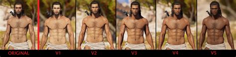 Different Skin Tones For Alexios At Assassin S Creed Odyssey Nexus