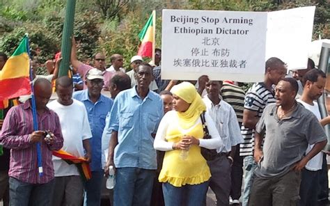 China livid over us plan to rename embassy street after dissident. Horn of Africa : Ethiopians hold protest rally at China ...