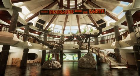 Artstation Jurassic Park Visitor Centre Environment Fan Art Unreal