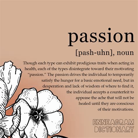 What Does Passion Mean In Enneaspeak Check Out More Content Like