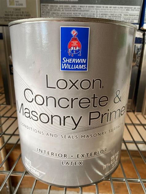 Sherwin Williams 1 Gal Loxon Concrete & Masonry Primer Latex | #3865258683
