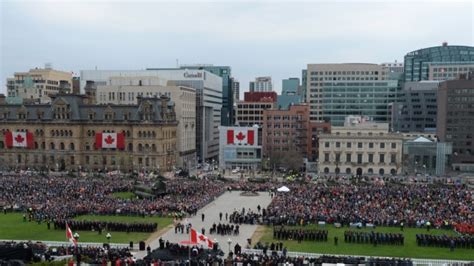 Cannon Fire Kicks Off Parliament Hill Ceremony To Honour Afghanistan