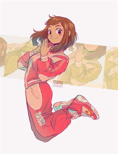 Pink Converse X Feng Collection Uraraka By Itslopezz