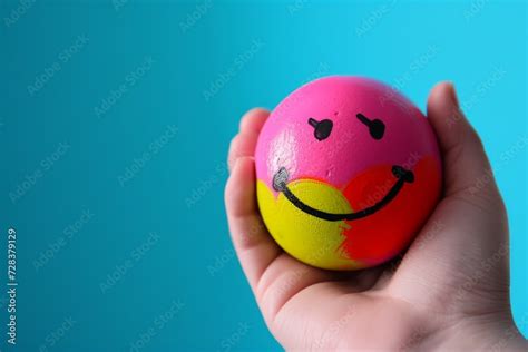 Happy Smiley Emoji Linked Emoticon Colored Symbol Smiley Smiling