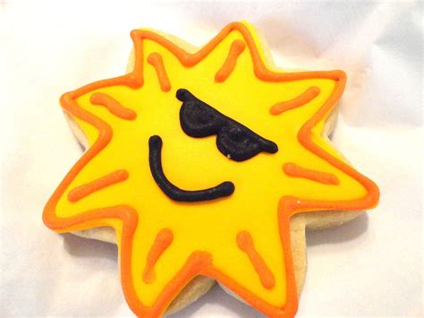 Fun In The Sun Cookies Summer Sugar Cookies Cookies Cookie Decorating