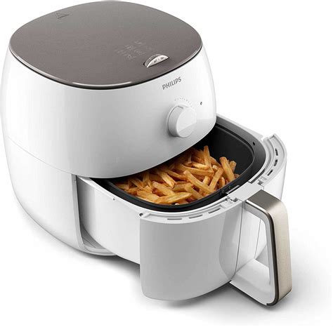 This philips turbostar air fryer saves you time with the quick control dial and four presets for common dishes. Philips HD9750/20 Airfryer XXL (2225 W, Heißluftfritteuse ...