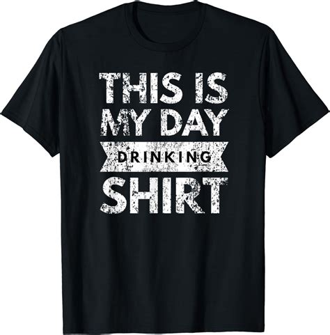 Funny Drinking This Is My Day Drinking Shirt T Shirt Amazon Co Uk