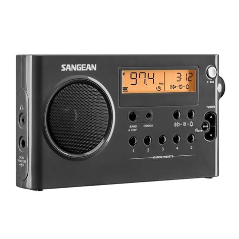 Sangean Amfm Radio Black In The Boomboxes And Radios Department At