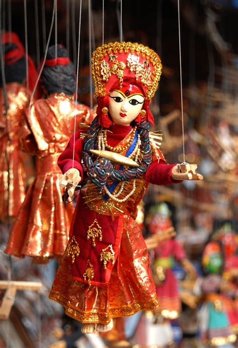 Kumari The Living Goddess Puppet Nepali Art And Craft Nepal