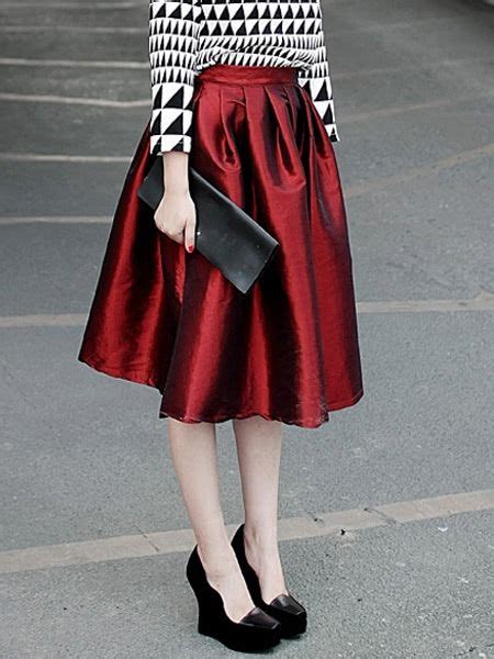 image by cherie ormsby on dresses midi skater skirt fashion red flare