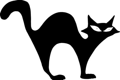 Black Cat Drawing Clip Art Halloween Scary Cat Png Download 3000 Images