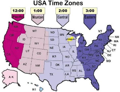 What Time Zone Is 2 Hours Ahead Of California
