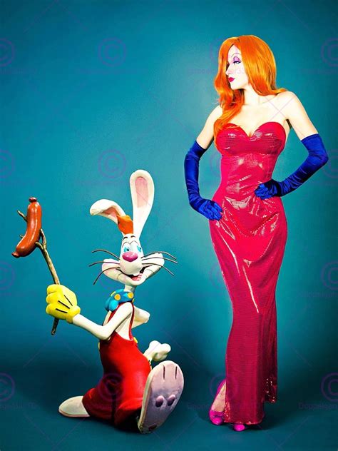 movie film characters roger jessica rabbit comedy cartoon 18x24 poster art print