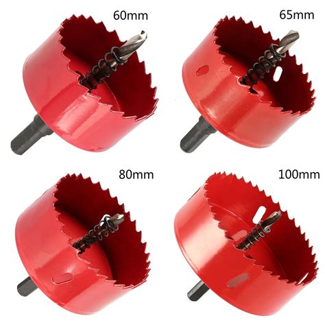 1 pc drill bit hole saw cutter power tool metal holes drilling kit carpentry tools for wood