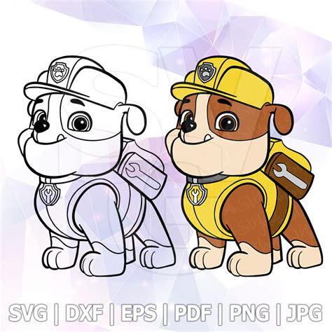 Paw Patrol Svg Cut File Layered Svg Cut File Best Free Fonts For