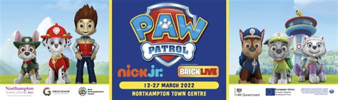Paw Patrol Brick Trail Heads To Northampton Town Centre Northampton Bid