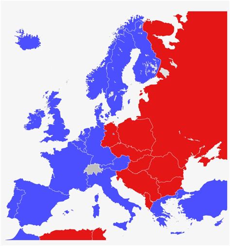 Cold War Map Blank Europe Map 1939 PNG Image Transparent PNG Free