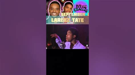 Happy Birthday To Larenz Tate September 8th Youtube