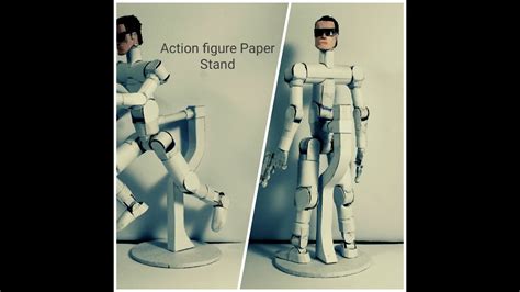 How To Make Action Figure Stand Out Of Paper Simplecraft Youtube