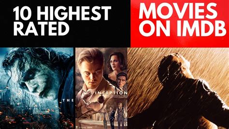 10 Highest Rated Movies On Imdb Book Summaries Youtube