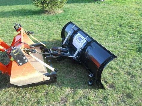 Compact Tractor Front Loader Snow Plow In 2021 Snow Plow Compact