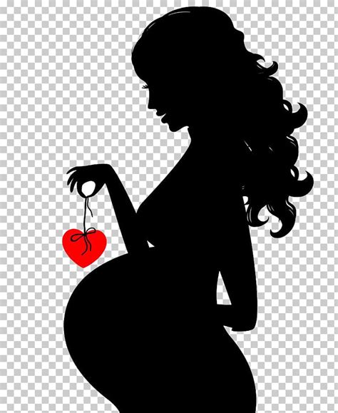 African American Pregnant Couple Clipart 68px Image 3