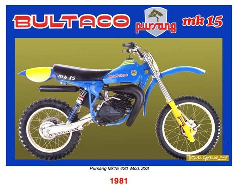 1981 Bultaco Pursang 400 Mk15 Prototype All New Bike And Engine