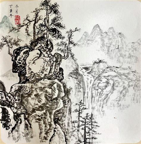 Original Chinese Nature Scene Painting By Steve Ralston Pixels