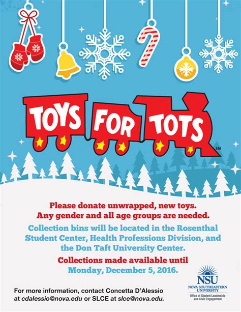 Toys For Tots Deadline Dec 5 Nsu Sharkfins