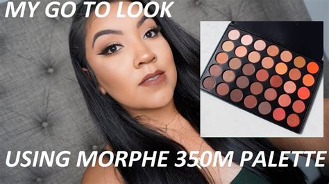 My Go To Look Using Morphe 35om Palette Matte Eye With Wing Youtube