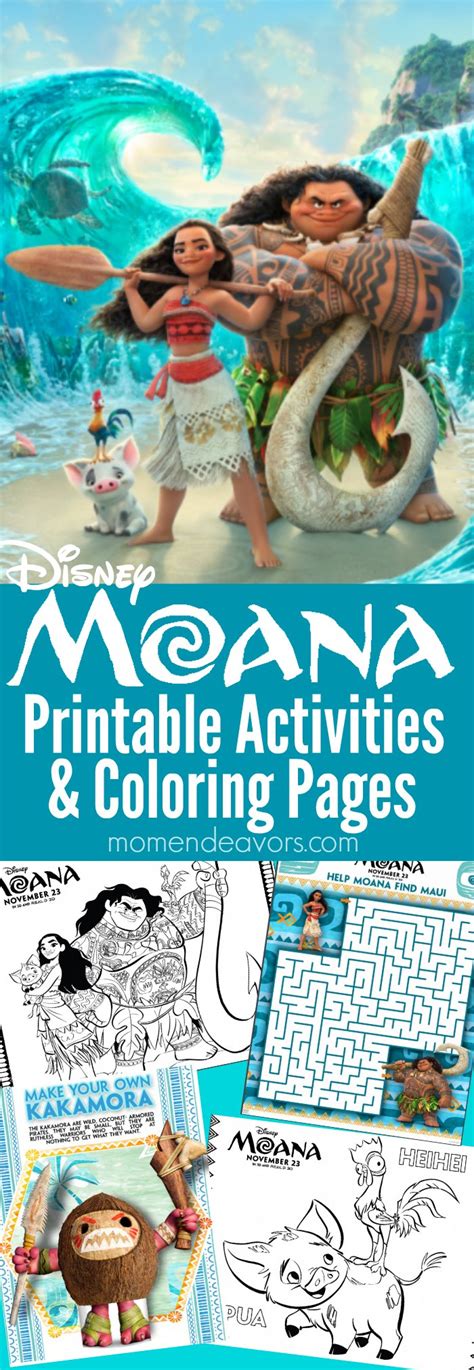 Free printable moana in a boat coloring page for kids of all ages. MOANA Printable Activities & Coloring Pages