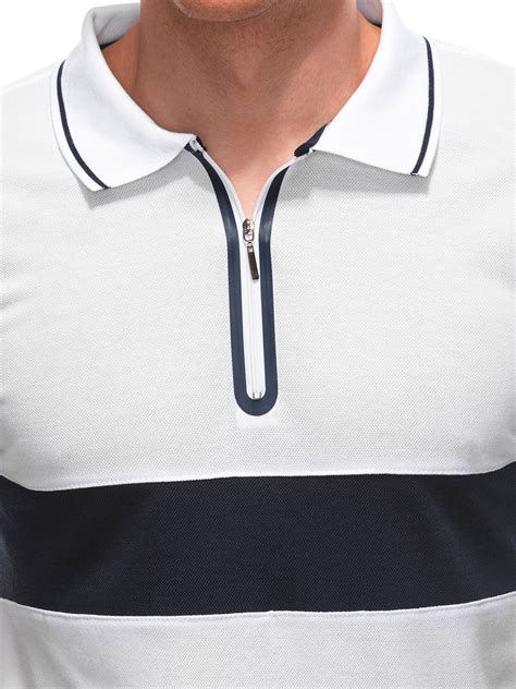 Mens Plain Polo Shirt S1851 White Modone Wholesale Clothing For Men