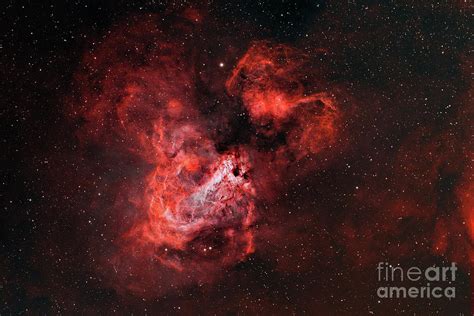 M17 The Omega Nebula Photograph By Rolf Geissinger Fine Art America