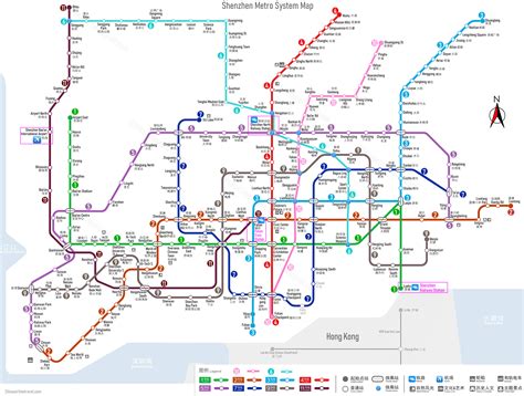 Shenzhen Metro Map Shenzhen Subway Map 2020
