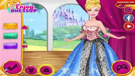 Barbie Princess Design Fashion Dress Up Game For Girls Baby Games