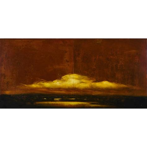 David Bierk Rca A Eulogy To Earth Copper Sky 2 1996 Oil On
