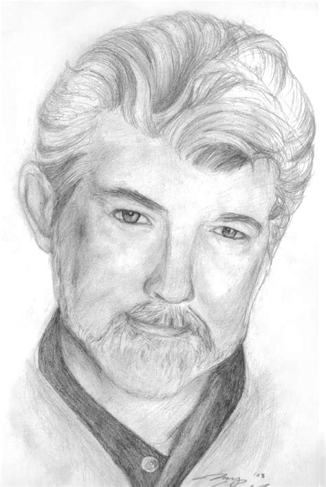 George Lucas Portrait By Supersibataru On Deviantart
