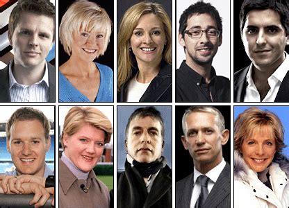 List of bbc news presenters, correspondents and reporters tweeting officially. BBC Sport - TV and Radio - Meet the BBC team