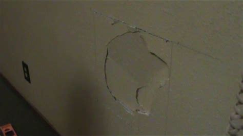 Drywall Repair How To Fix A Large Hole In The Wall Youtube