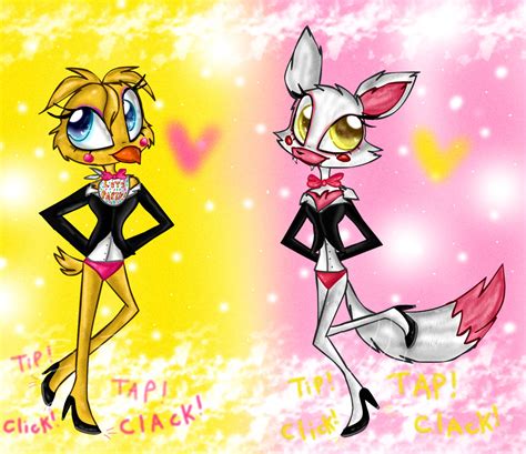 Toy Chica And Mangle Tap Dancing By Fun Time Is Party On Deviantart