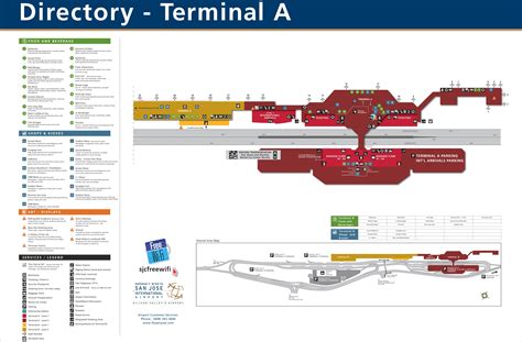San Jose Airport Terminals Map Maps Model Online 7680 Hot Sex Picture