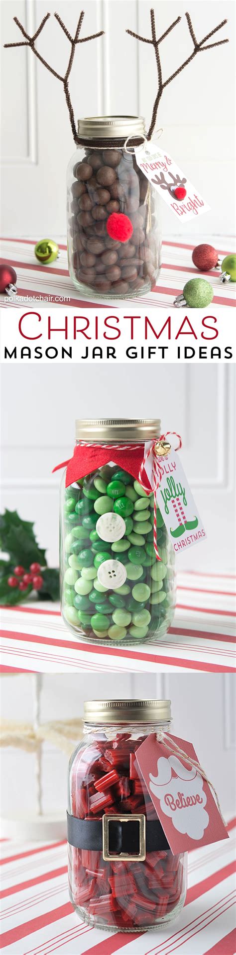 Mason jars can help keep your craft room tidy by storing everything from washi tape to buttons, but we really. Reindeer Christmas Mason Jar Gift Idea