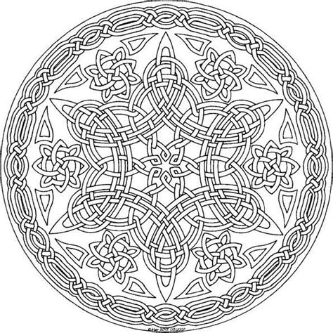 Pin By Elena Wood On Images à Colorier Mandala Coloring Pages Celtic