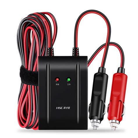 Gadlane car cigarette lighter extension lead adapter plug 3.6m 12v / 24v cable. Portable car lighter plug type jump starter 12v no need to ...